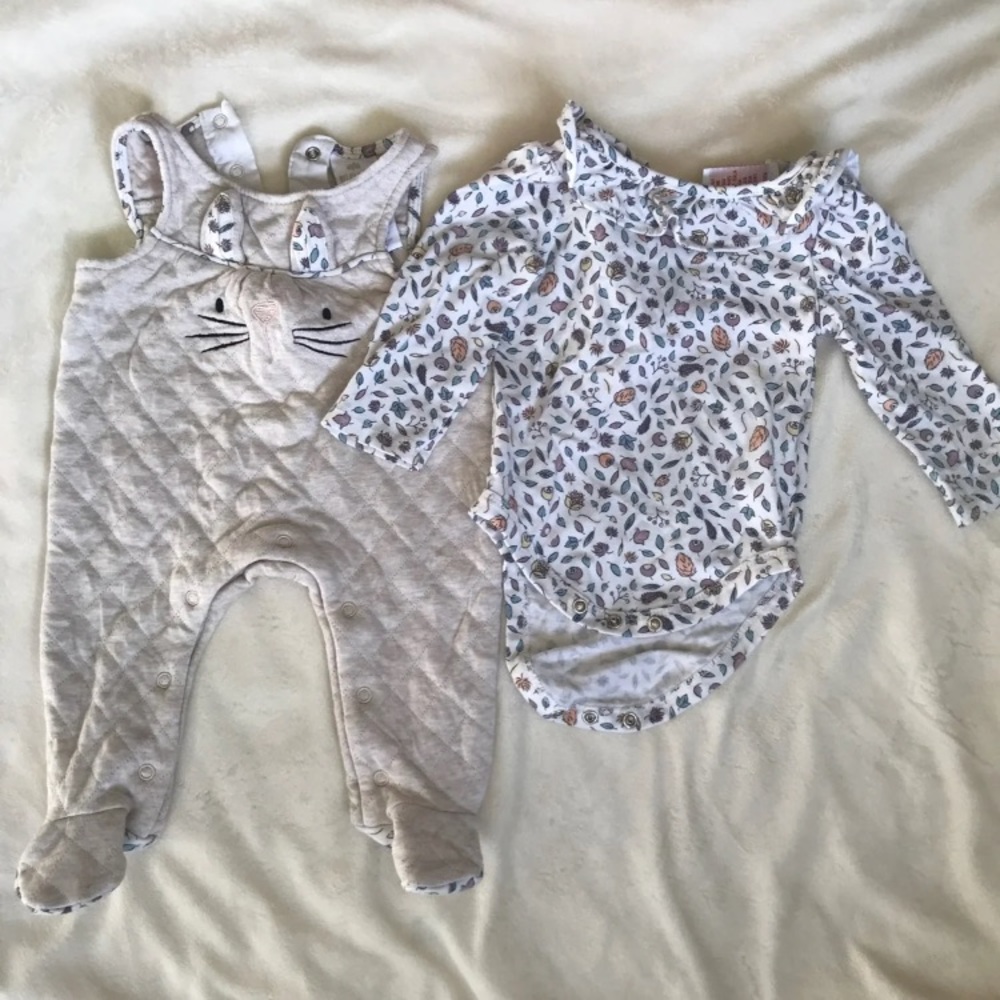 Baby girls 3-6 Month warm fall/winter outfit